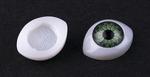 Eyelet with iris 15x12mm