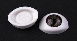 Eyelet with iris 22x16mm