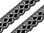 Black nylon lace 20mm/3m