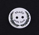 Button 23mm Made with love