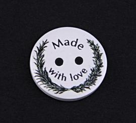Button 23mm Made with love