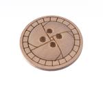 Button 20mm wooden