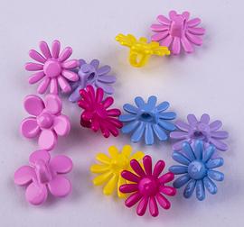 Button 15mm flower