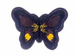 Iron-on butterfly patch 70x52 mm