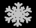 Snowflake application 36 mm