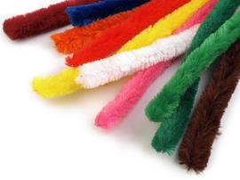 Fuzzy Chenille Wire Sticks Ø15mm/30 cm