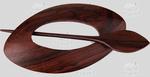 Buckle 100 mm rosewood