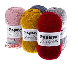 Papatya Love Glitter Yarn