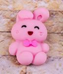 Application hare pink 24x14mm