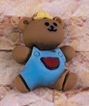 Application teddy bear 22x16mm