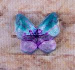 Stick-on stone butterfly 10mm