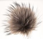 Pom-poms 16 cm coon with studs