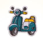 Iron-on patch scooter 55x60mm