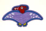 Large dinosaur iron-on patch  9x5cm
