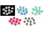 Plastic bead 10x12mm matte