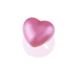 Little nose shiny pink heart