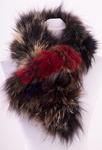 Fox fur scarf 90 cm