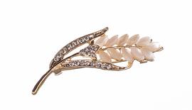 Brooch spikelet 50x15mm