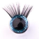 Eyes with lashes 14 mm 3D