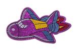 Patch plane purple 103x65mm