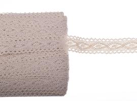 Beige cotton lace 18mm