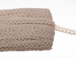 Beige cotton lace 13mm