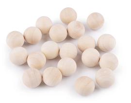 Wooden bead round  without holes ø 18mm