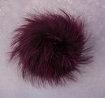 Pom-poms 16 cm coon with studs