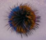 Pom-poms 16 cm coon with studs