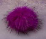 Pom-poms 16 cm coon with studs