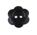 Button 20 mm wooden flower