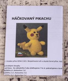 Instructions for a PIKACHU