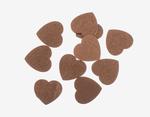 Wooden heart application 18mm/10pcs