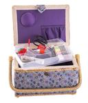 Sewing box 24x17,5x13 cm with accessories
