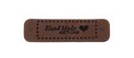 Patch HAND MADE 55x15mm artificial leather