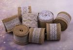 Decorative jute ribbon 50 mm/2m