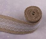 Decorative jute ribbon 50 mm/2m