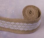 Decorative jute ribbon 50 mm/2m