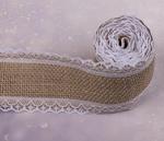 Decorative jute ribbon 50 mm/2m