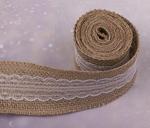 Decorative jute ribbon 50 mm/2m