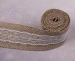 Decorative jute ribbon 50 mm/2m