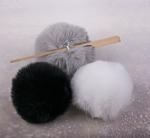 Pompon 8cm made of faux fur