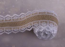 Decorative jute ribbon 30 mm/2m