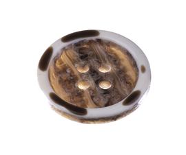 Button 20mm marble plastic