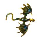 Dragon brooch 70x60mm