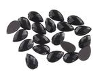 Stick-on stone teardrop 8x13mm/20 pcs