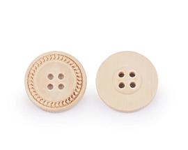 Button 23 mm wooden