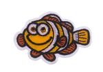 Patch 53x38 mm fish