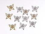 Application butterfly MIX 17x19mm/10 pcs