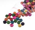 Wooden beads MIX 7mm/100 pcs